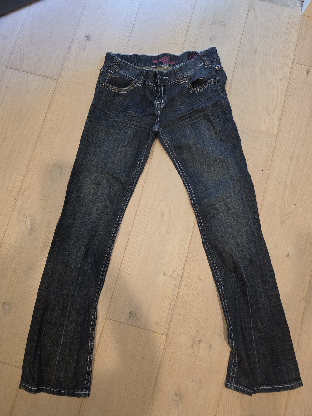 Rock & Roll Cowgirl Dark Blue Boot-Cut Jeans